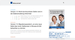 Desktop Screenshot of devblog.weblication.de
