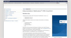 Desktop Screenshot of help.weblication.de