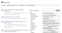 Desktop Screenshot of dev.weblication.de