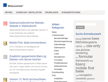 Tablet Screenshot of dev.weblication.de